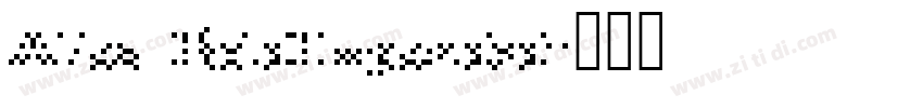 Alias BoldExpanded字体转换
